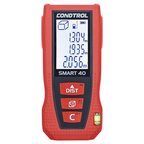 Дальномер лазерный CONDTROL Smart 40 (0.05-40м,±1.5мм,уровень,2x1,5В)/1-4-097: фото 1