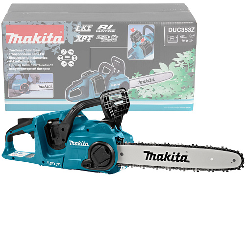 Пила цепная аккумуляторная MAKITA DUC353Z (BL-Motor,1100Вт,36В/2х18В/LXT,шина35см,без акк.и з/у) **: фото 1