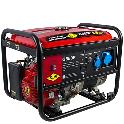 Генератор бензиновый DDE G550P (230В,5кВт/5.5кВт/9.4кВт,25л,84кг)/919-990