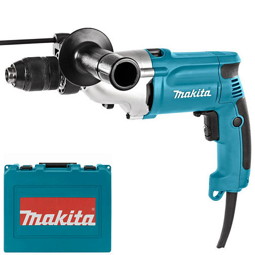 Дрель MAKITA HP2051 (720Вт,удар,2скорости,кейс): фото 1