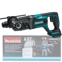 Перфоратор аккумуляторный MAKITA DHR241Z (18В/LXT,SDS-Plus,1.9Дж,без акк.и з/у)