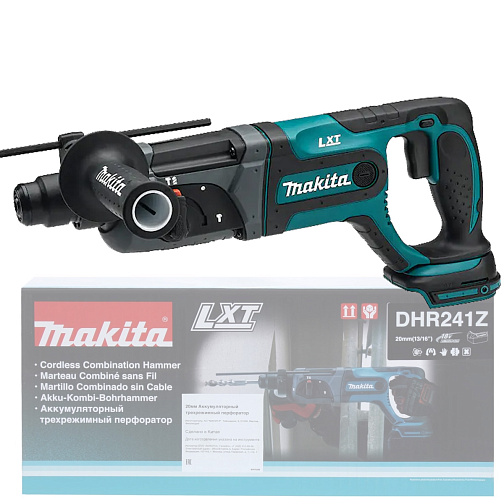 Перфоратор аккумуляторный MAKITA DHR241Z (18В/LXT,SDS-Plus,1.9Дж,без акк.и з/у): фото 1