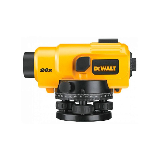 Нивелир оптический DeWALT DW096PK (100м,26-крат,штатив,рейка,кейс): фото 2