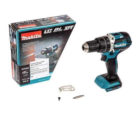 Аккумуляторная ударная дрель-шуруповерт MAKITA DHP484Z (BL-Motor,18B/LXT,54/30Нм,без акк.и з/у) **: фото 2