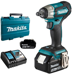 Гайковерт ударный аккумуляторный MAKITA DTW181RFE (BL-Motor,18В/LXT,2*3.0Ач,1/2",210Нм,кейс)
