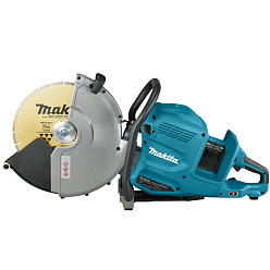 Резчик аккумуляторный MAKITA CE002GZ01 (BL-Motor,80В/2х40В/LXT,355х25.4мм,рез127мм,диск,без акк.и з/у) **