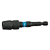 Держатель для бит магнитный с зажимным патроном MAKITA Impact Black (76мм,1/4