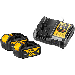 Набор аккумуляторный DeWALT DCB1104M2 (аккумуляторыDCB182-2штуки+з/уDCB1104)