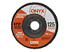 Круг лепестковый торцевой 125х22 Р 40(40) нерж. ONYX: миниатюра фото 1