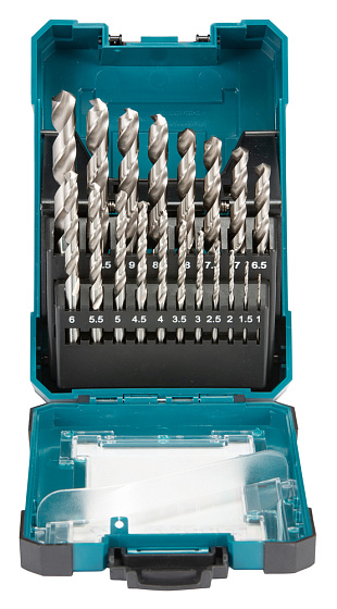 Набор сверл по металлу 1,0-10,0 мм 19 шт. MAKITA HSS-G/D-67549: фото 1