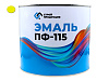Краска эмаль ПФ-115 ЖЕЛТАЯ (банка 2,5 кг, 1.79л.) ГОСТ: миниатюра фото 1