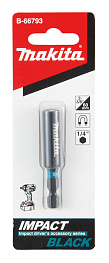 Держатель для бит магнитный MAKITA Impact Black (60мм,1/4")/B-66793