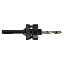 Адаптер для HSS Bi-Metal-коронок MAKITA (хвостSDS-Plus,L-140мм,d-31-152мм,сверло6мм)/D-17619
