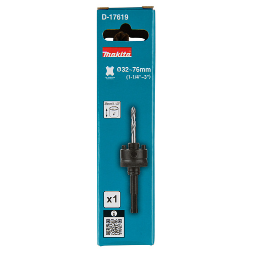 Адаптер для HSS Bi-Metal-коронок MAKITA (хвостSDS-Plus,L-140мм,d-31-152мм,сверло6мм)/D-17619: фото 2