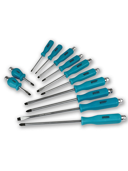 Набор отверток 12 шт ударных Крестовые + Шлицевые СR-V Tools Smartbuy SBT-SCN-12P1: фото 1