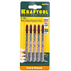 Пилки для лобзика KRAFTOOL Т101D 5шт. (75мм,CR-V,дерево6-60мм,ДСП,ДВП)/159511-4-S5 (Германия): миниатюра фото 2