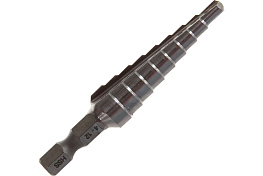 Сверло ступенчатое MAKITA 4-12 (HSS,4,5,6,7,8,9,10,11,12,хвост.1/4")/D-40082