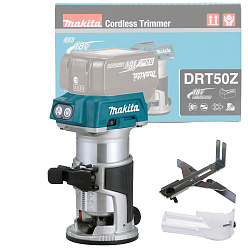 Фрезер аккумуляторный MAKITA DRT50Z (BL-Motor,18В/LXT,цанги6/8мм,без акк.и з/у)
