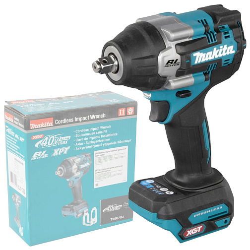 Гайковерт ударный аккумуляторный MAKITA TW007GZ (BL-Motor,40В/XGT,1/2