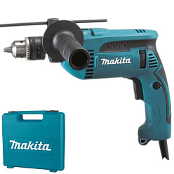 Дрель MAKITA HP1640K (680Вт,13мм,удар,реверс,0-2800об/мин,кейс)