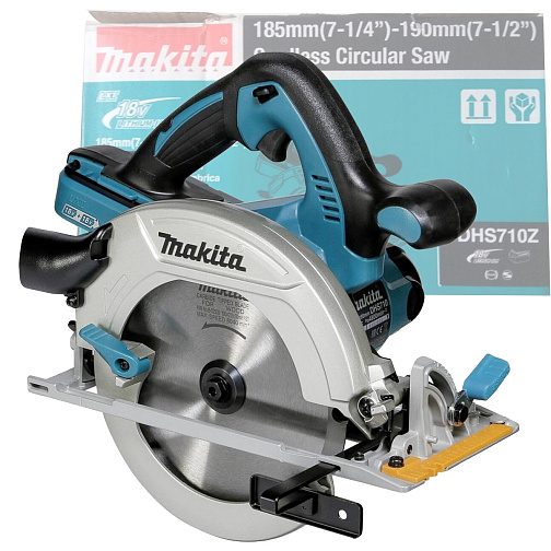 Пила дисковая аккумуляторная MAKITA DHS710Z (36В(2х18В)/LXT,190х30мм,69мм,без акк.и з/у) **: фото 1