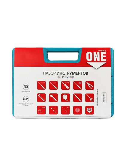 Набор инструмента 30 пред, отв.,биты,голов.,плоског.,молот., и т.д. Smartbuy SBT-TS-31P1: фото 2