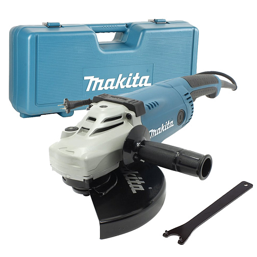 Машина шлифовальная угловая MAKITA GA9020SFK (2200Вт,230мм,6600об/мин,пл.пуск,,кейс): фото 1