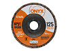 Круг лепестковый торцевой 125х22 Р 60(25) ONYX: миниатюра фото 1