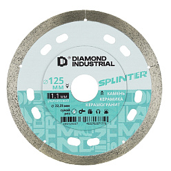 Диск алмазный 125х1,1х22 сплошн. SPLINTER Diamond Industrial/керамогранит, керамическая плитка