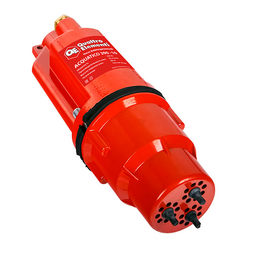 Насос вибрационный QUATTRO ELEMENTI ACQUATICO 390-10 (390Вт,ниж.забор,1560л/ч,H=80м,D-100мм)/910-362: фото 4