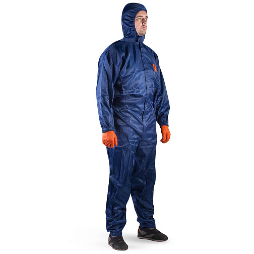 Костюм защитный многораз с антистат.св.(100 % полиэфир),размер XL, JETA SAFETY (JPC75b): фото 1