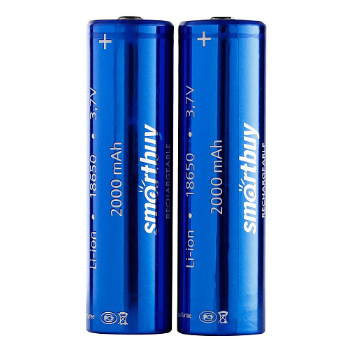 Элемент питания аккумуляторный Smartbuy LI18650-2200 mAh (10/100) (SBBR-18650-1B2200): фото 2