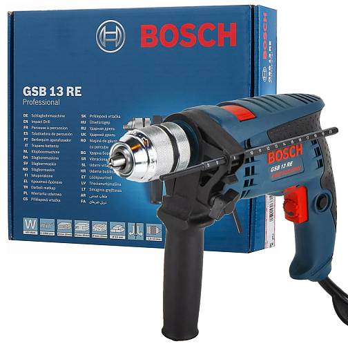 Дрель BOSCH GSB 13 RE (600Вт,удар,бзп,реверс,0-2800об/мин)/0601217100: фото 2