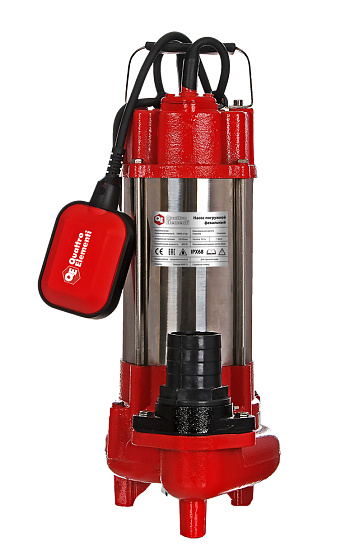 Насос погружной дренажный фекальный QUATTRO ELEMENTI SEWAGE 800F Ci (800Вт,300л/мин,H=14м,чугун+нерж)/910-164: фото 2