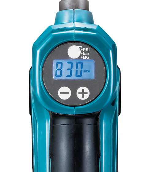 Компрессор автомобильный аккумуляторный MAKITA MP100DZ (12В/CXT,8.3бар,10л/мин,без акк. и з/у): фото 2