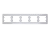 Рамка пятиместная Schneider Electric Glossa белая (GSL000105) **: миниатюра фото 1