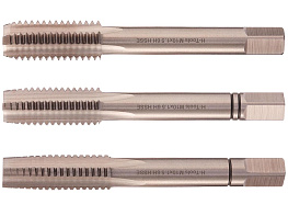 Метчик маш/руч М10х1,5 осн. (к-т 3шт) по нерж. 6H HSSE DIN-352/3 H-Tools (230100EHT)