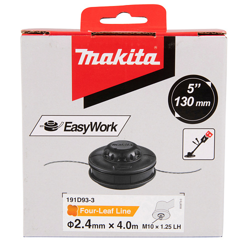 Головка триммерная MAKITA (полуавтомат,М10х1,25LH,леска2.4мм,быстр.намотка)/191D93-3 **: фото 3