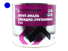 Грунт-эмаль 3 в 1 СИНИЙ (банка 2,5 кг, 1.92л)