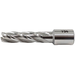 Сверло корончатое D 15х55 мм HSS хв.Weldon 3/4(19мм) HSS-Pro Т34 *