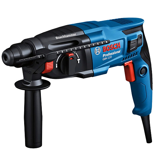 Перфоратор BOSCH GBH 220 (720Вт,SDS-Plus,2.0Дж,3режима,кейс)/06112A6020: фото 1