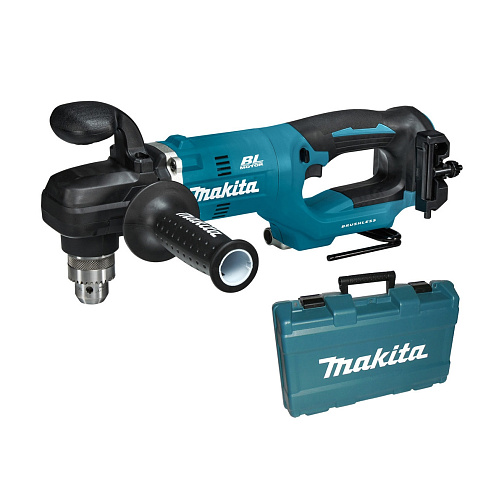 Аккумуляторная дрель-шуруповерт угловая MAKITA DDA450ZK (BL-Motor,18В/LXT,кейс,без акк. и з/у): фото 1