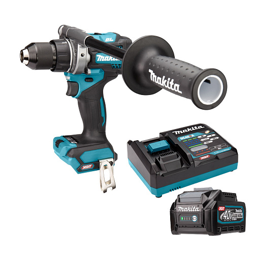 Аккумуляторная дрель-шуруповерт MAKITA DF001GD101 (BL-Motor,40B,1х4.0Ач/XGT,140/68Нм) **: фото 1