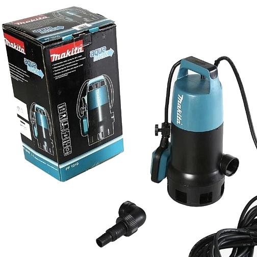 Насос погружной дренажный для грязной воды MAKITA PF1010 (1100Вт,240л/мин,H=10м) **: фото 2