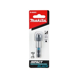 Держатель для бит магнитный с зажимным патроном MAKITA Impact Black (60мм,1/4")/B-66802