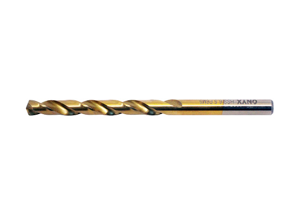 Сверло ц/х d 6,5 мм Р6М5 TiN шлиф. ONYX (118065): фото 1