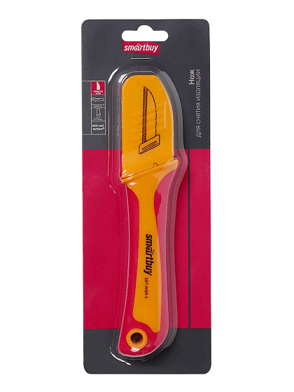 Нож для снятия изоляции , 175 мм, нож электрика, Smartbuy Tools SBT-WSR-6: фото 3