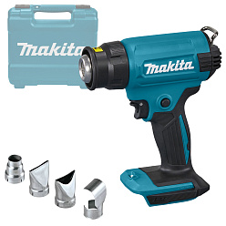 Термовоздуходувка аккумуляторная MAKITA DHG180ZK (BL-Motor,18В/LXT,550гр,кейс+насадки) **