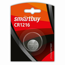 Батарейка CR1216/1B Литиевый Smartbuy (SBBL-1216-1B)