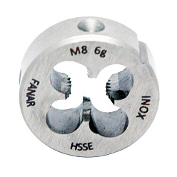 Плашка М 8х1,25 осн. по нержавеющей стали 6g HSSE INOX DIN-22568 F-R (N2-188001-0080)
